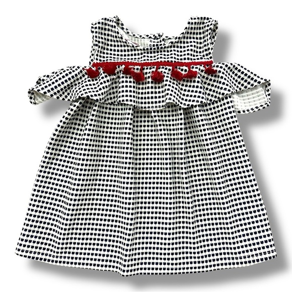 Pastourelle X Pippa & Julie | Checked Ruffle Dress (6 yrs) - Picture 1 of 6